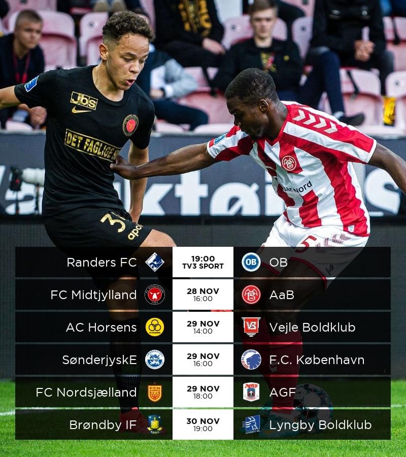 3F Superliga 10.forduló párosítása Fotó: Superliga.dk