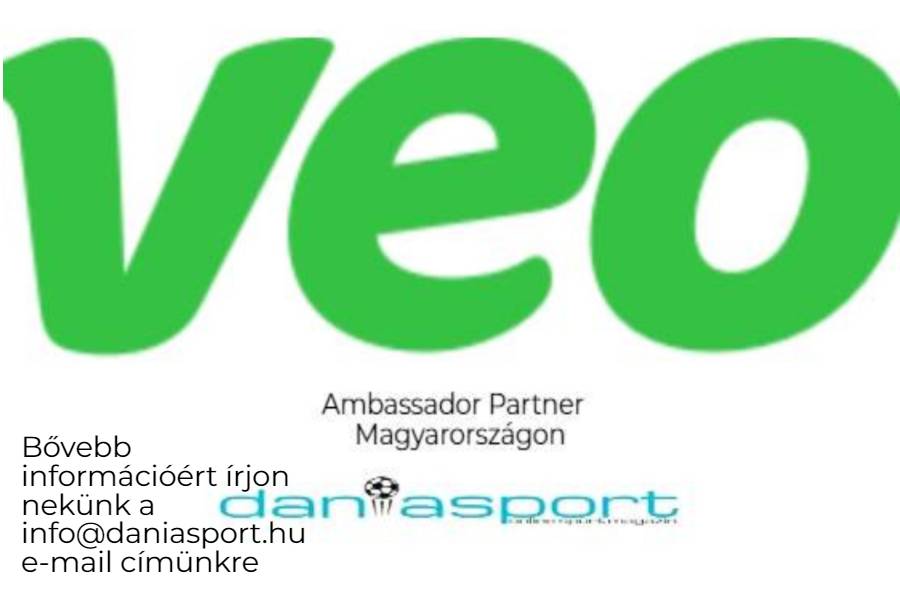 A dán Veo cég magyarországi partnere a Dániasport.hu. Elérhető áron mérkőzés és játékoselemzés nem csak a legnagyobb klubok számára. Írjon nekünk bártan még ma! További információ : info@daniasport.hu