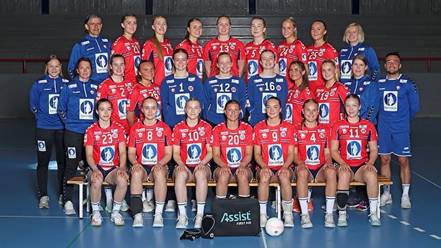 Norvégia U20-as női válogatottja. Fotó: handball.no