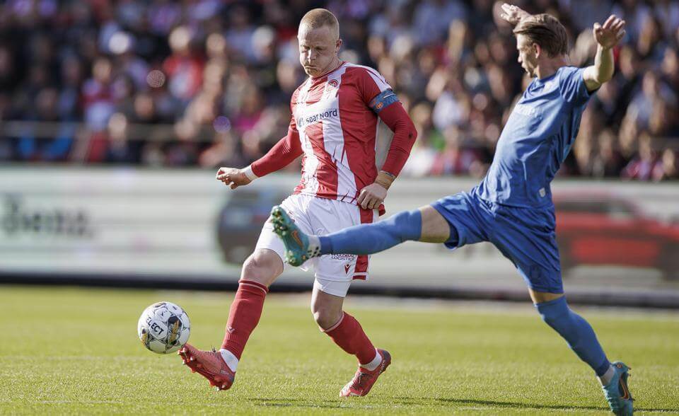 Rasmus Thelander a Ferencváros labdarúgója lesz a következő szezonban. Fotó: Torben Hansen