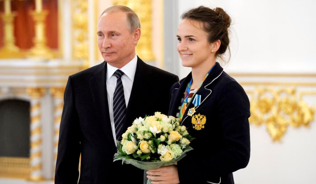 Vladimir Putin és Anna Vjahirjeva 2016-ban. Fotó vg.no / Kremlin.ru