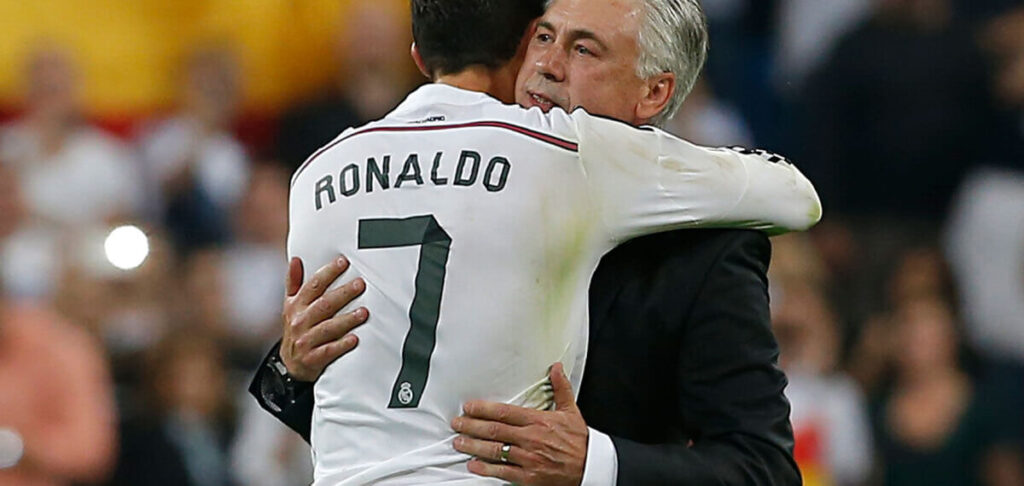 Cristiano Ronaldo és Carlo Ancelotti Fotó, Forrás: Sapience.dk