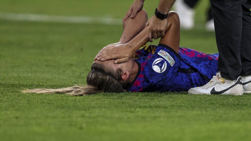 A női labdarúgás egyik jelenlegi legnagyobb sztárja a spanyol Alexia Putellas (FC Barcelona) is térdszalag szakadást szenvedett a nyáron Fotó/Kiemelt kép: Getty Images