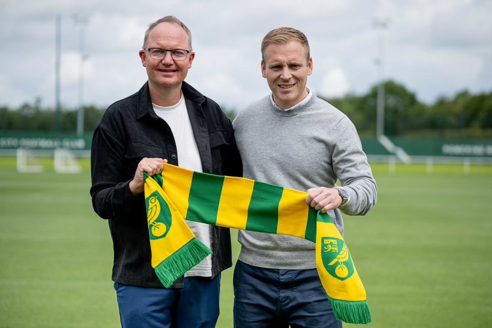 Glen Riddersholm és Johannes Hoff Thorup Norwich FC: Fotó/Kiemelt kép