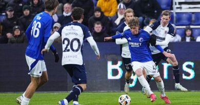 Német Hunor Vajk a FC Köbenhavn kék mezében. Fotó / Kiemelt kép: FCK.dk