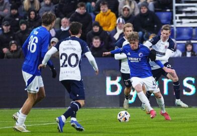 Német Hunor Vajk a FC Köbenhavn kék mezében. Fotó / Kiemelt kép: FCK.dk