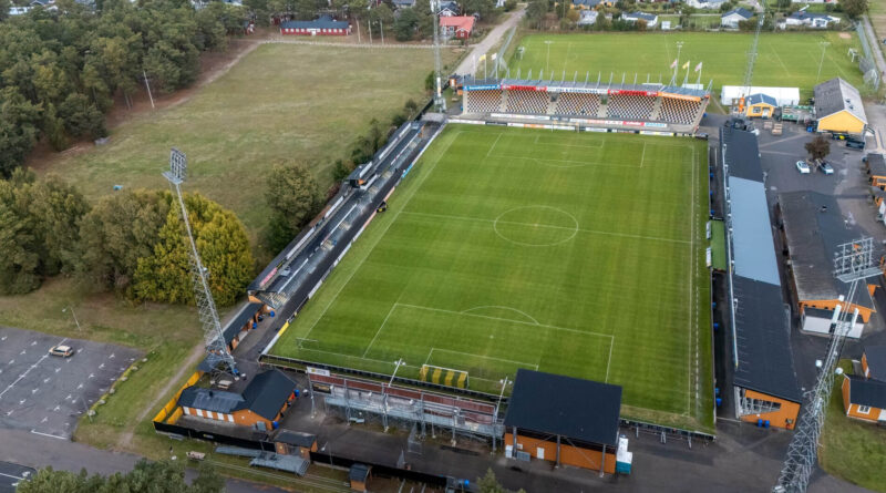 Mjallby stadionja a Strandvallen. Fotó/Kiemelt kép: Johan Nilsson / TT