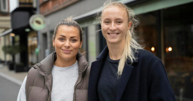 Nora Mörk és Henny Reistad Esbjergben. Fotó / Kiemelt kép: Øyvind Brattegard / TV2.no