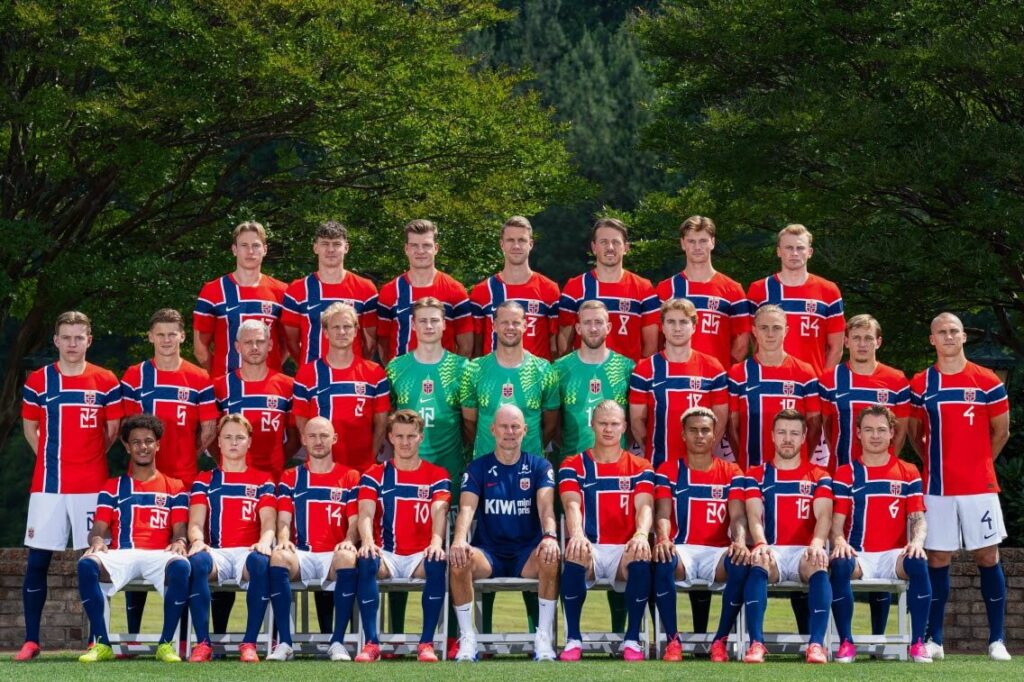 A norvég válogatott játékosai, akik az országot képviselik a világbajnokságon. Fotó/Kiemelt kép: Bildbyrån).